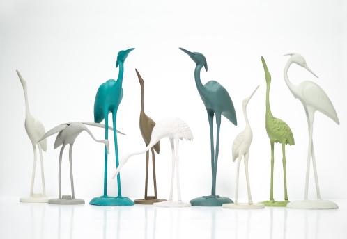 Sculptures d'oiseaux dans les couleurs 2016 de Farrow & Ball
